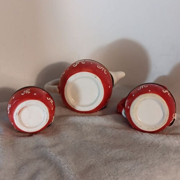 Santa Claus Ho Ho Ho Ceramic 3 Piece Tea Set - Picture 4 of 8